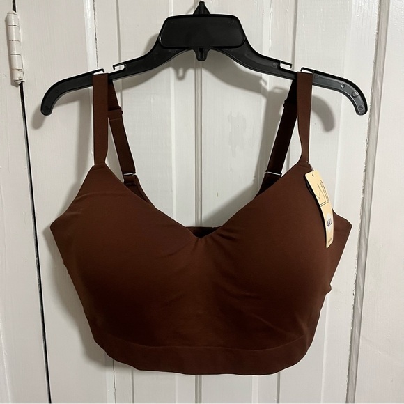 Truekind Supportive Comfort Wireless Shaping Bra Chocolate Brown 4XL T1 - Picture 2 of 8